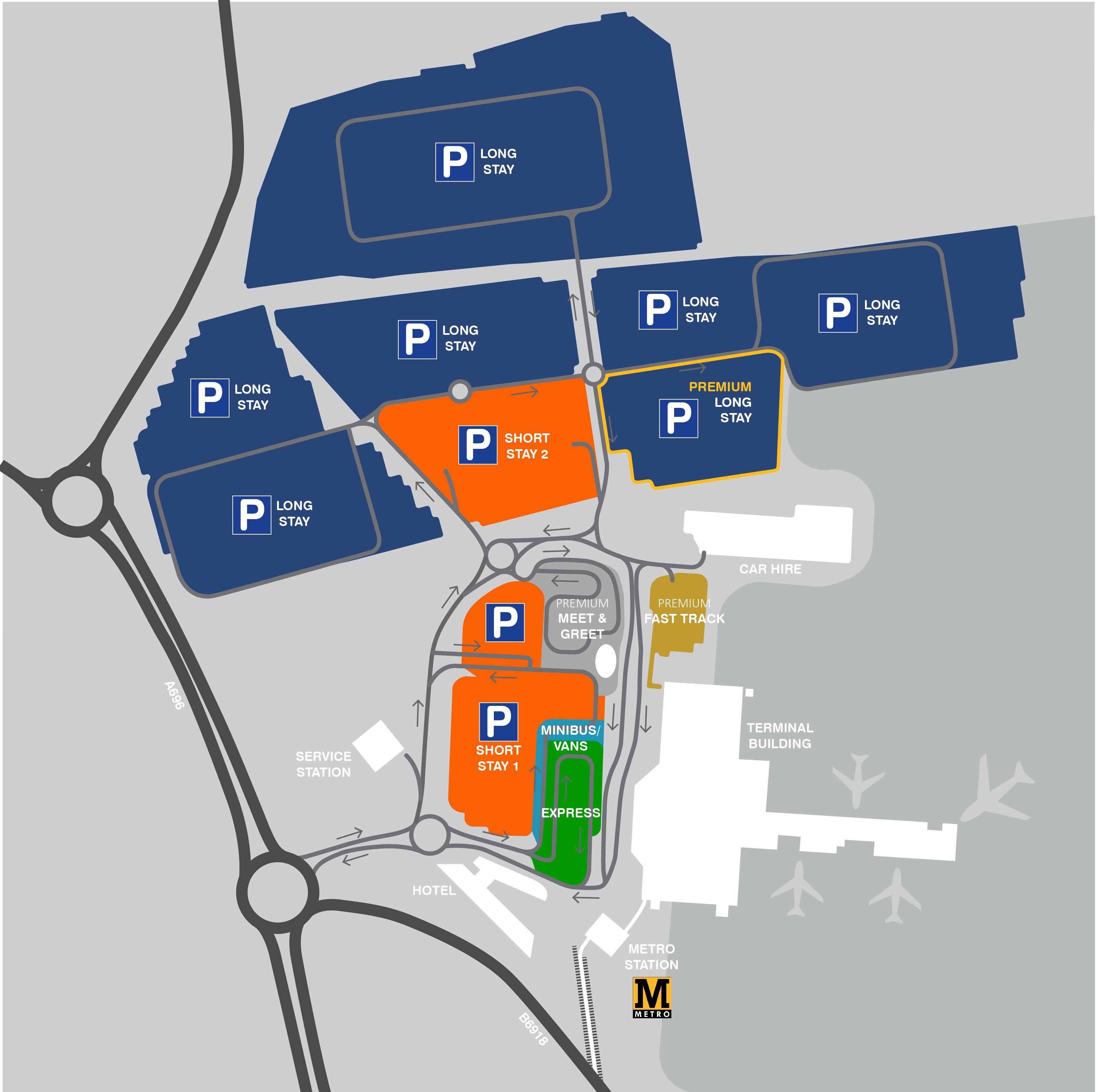 newcastle airport car parking contact number